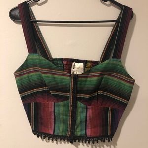 Mimi Chica | Boho Crop Top